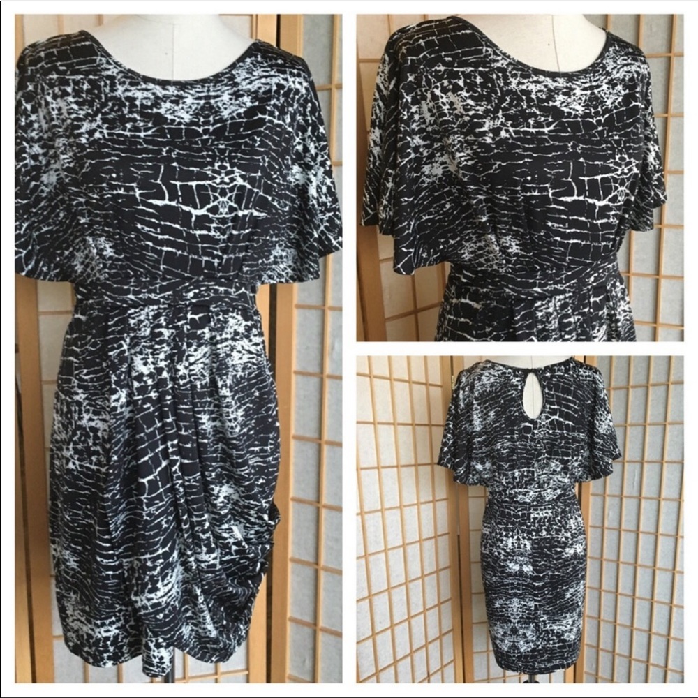 Jonathan Martin Print Dress SZ L